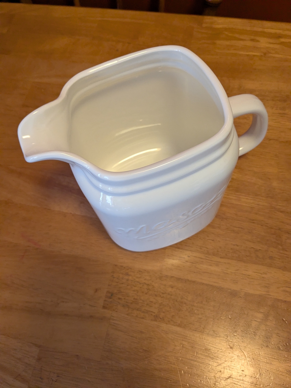 Large Ceramic "Mason" Pitcher - Picture 2 of 4